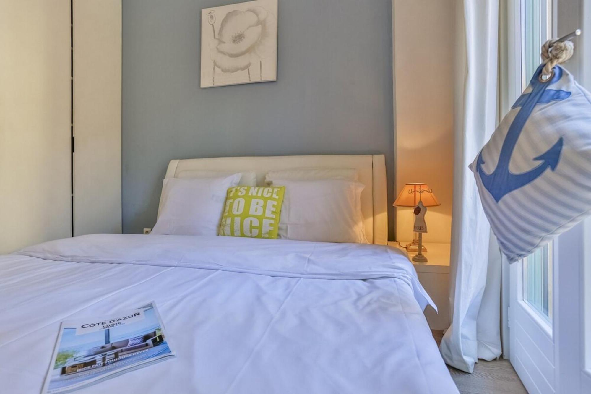 France 82 D - 2 Rooms - Terrace - 1 Min To The Sea นีซ ภายนอก รูปภาพ